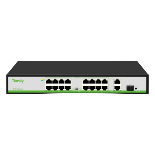 PoE Switch 16 FE + 2GE + 1SFP | TC-P3S019