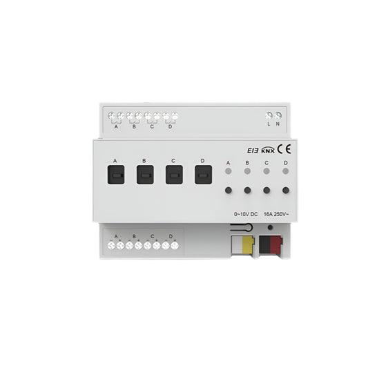 4 Gang 0-10V Dimmer Module