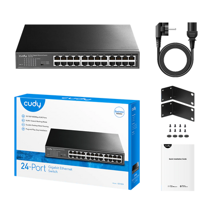 24-Port Gigabit Unmanaged Switch | GS1024