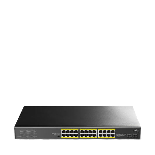 24-GbE PoE Switch with 2 Uplink SFP | GS1028PS2