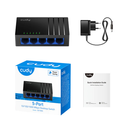 5-Port Gigabit Unmanaged Switch | GS105D