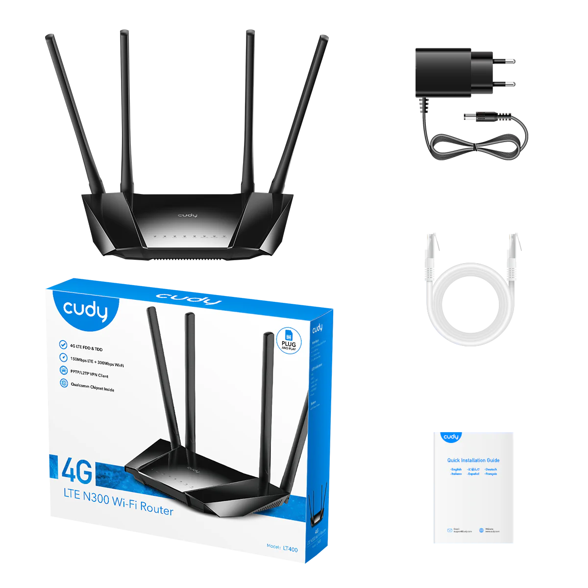 4G N300 Wi-Fi Router | LT400