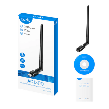 AC1300 Wi-Fi High-Gain USB Adapter | WU1400